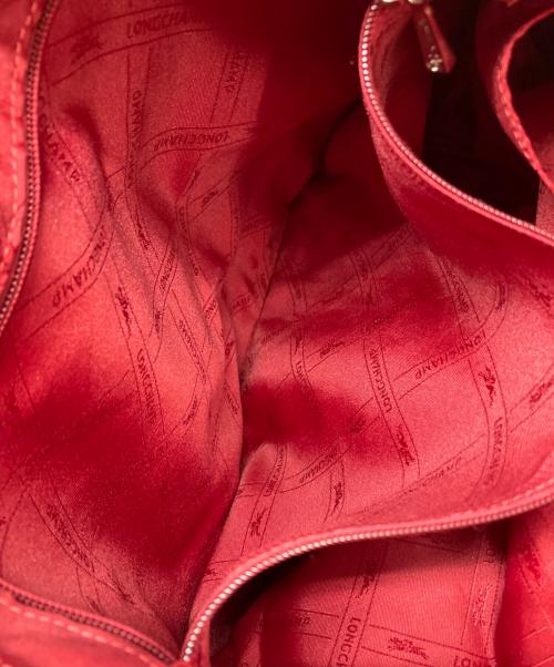 LONGCHAMP（ロンシャン）LONGCHAMP (ロンシャン) フローネバケットバッグ レッド サイズ:実寸サイズをご参照ください。の古着・服飾アイテム