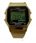 TIMEXタイメックス）の古着「クラシックデジタル　T78677」｜ゴールド