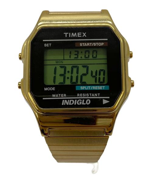 TIMEX（タイメックス）TIMEX (タイメックス) クラシックデジタル　T78677 ゴールド サイズ:実寸サイズをご参照下さい。の古着・服飾アイテム