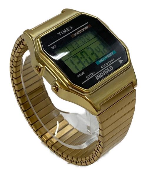 TIMEX（タイメックス）TIMEX (タイメックス) クラシックデジタル　T78677 ゴールド サイズ:実寸サイズをご参照下さい。の古着・服飾アイテム