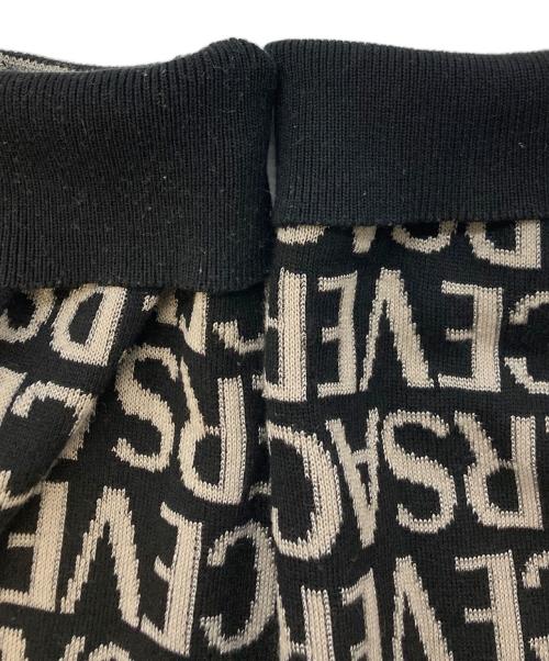 VERSACE（ヴェルサーチェ）VERSACE (ヴェルサーチェ) 総柄ニット ブラック サイズ:SIZE48の古着・服飾アイテム