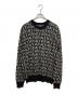 VERSACE（ヴェルサーチェ）の古着「総柄ニット」｜ブラック