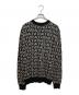 VERSACE (ヴェルサーチェ) 総柄ニット ブラック サイズ:SIZE48：25000円