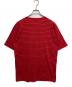 DRIES VAN NOTEN (ドリスヴァンノッテン) ボーダーTシャツ レッド サイズ:Ⅼ：8000円