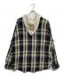 BOWWOW (バウワウ) BEAMS (ビームス) REPAIR AGEING HOODED FLANNEL SHIRTS　BW2302-RAFHS グレー サイズ:SIZE M：20000円