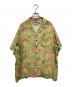 BOWWOW（バウワウ）の古着「RECOGNIZE HAWAIIAN BREAKS HAWAIIAN SHIRTS SUNBURN」｜グリーン