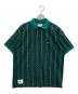 WTAPS（ダブルタップス）の古着「DUP 01 / SS / COTTON/ジャガードニットポロシャツ」｜グリーン