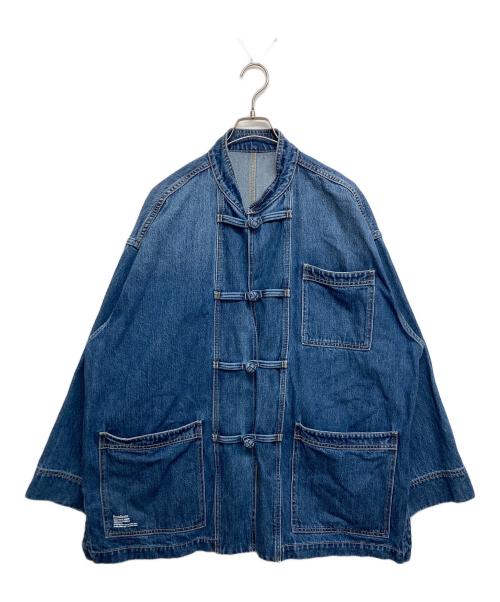 FreshService（フレッシュサービス）FreshService (フレッシュサービス) CORPORATE DENIM KUNG-FU COVERALL/コーポレートデニムカンフーカバーオール インディゴ サイズ:SIZE Lの古着・服飾アイテム