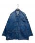 FreshService（フレッシュサービス）の古着「CORPORATE DENIM KUNG-FU COVERALL/コーポレートデニムカンフーカバーオール」｜インディゴ