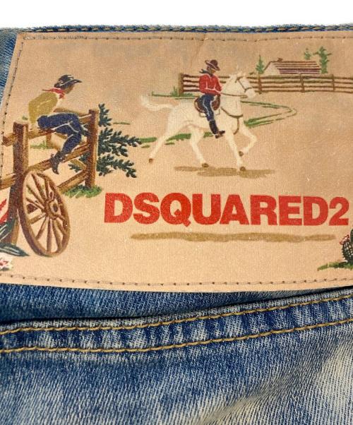 DSQUARED2（ディースクエアード）DSQUARED2 (ディースクエアード) Skater Jean/ダメージ加工デニムパンツ インディゴ サイズ:SIZE50の古着・服飾アイテム