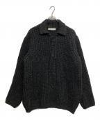 OUR LEGACYアワーレガシー）の古着「Big Pique Chunky Knitwear/ビッグピケチャンキーニット　M4223BPGM」｜グレー