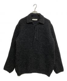 OUR LEGACY（アワーレガシー）の古着「Big Pique Chunky Knitwear/ビッグピケチャンキーニット　M4223BPGM」｜グレー