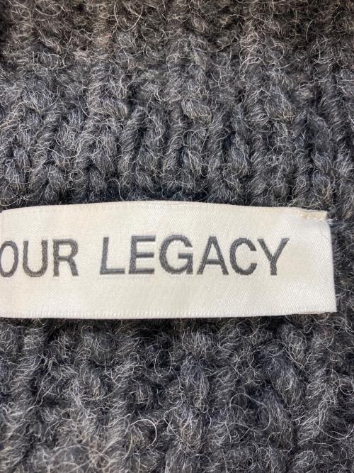 OUR LEGACY（アワーレガシー）OUR LEGACY (アワーレガシー) Big Pique Chunky Knitwear/ビッグピケチャンキーニット　M4223BPGM グレー サイズ:SIZE46の古着・服飾アイテム