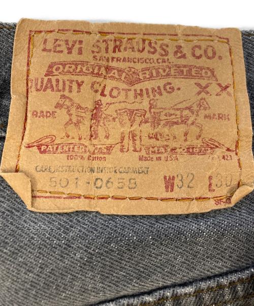 LEVI'S（リーバイス）LEVI'S (リーバイス) 501先染めブラックデニム ブラック サイズ:SIZE W32L30の古着・服飾アイテム