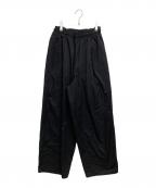 FreshServiceフレッシュサービス）の古着「26SS CORPORATE WIDE EASY PANTS」｜ブラック
