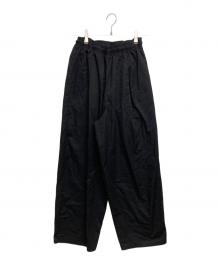 FreshService（フレッシュサービス）の古着「26SS CORPORATE WIDE EASY PANTS」｜ブラック
