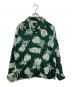 GLAD HAND (グラッドハンド) 総柄レーヨンシャツ グリーン サイズ:SIZE L：12000円