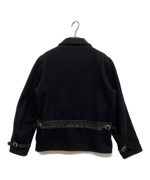 GLAD HAND（グラッドハンド）GLAD HAND (グラッドハンド) メルトンウール スポーツジャケット　BYGH-13-AW-04 ブラック サイズ:SIZE Mの古着・服飾アイテム