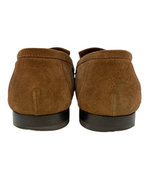 DOUCAL'S（デュカルス）DOUCAL'S (デュカルス) フリンジ スエードローファー ブラウン サイズ:SIZE39の古着・服飾アイテム