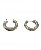 GARNIガルニ）の古着「Crockery Pierce（クロッケリー　ピアス）」｜シルバー