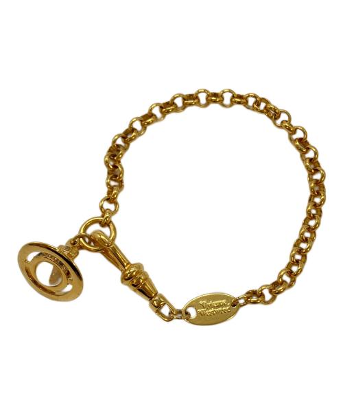 Vivienne Westwood（ヴィヴィアンウエストウッド）Vivienne Westwood (ヴィヴィアンウエストウッド) New Petite Orb ブレスレット ゴールドの古着・服飾アイテム
