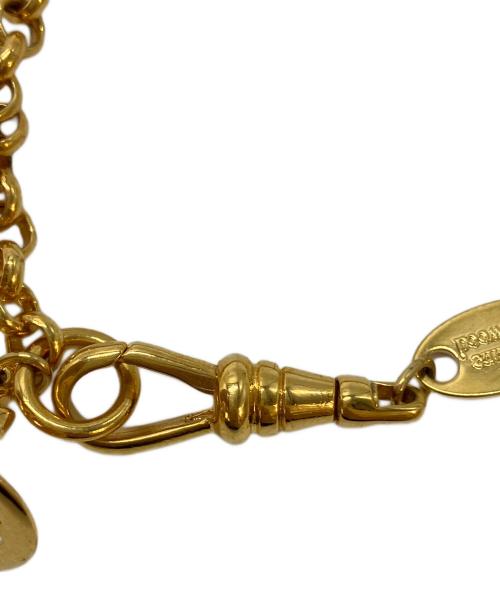 Vivienne Westwood（ヴィヴィアンウエストウッド）Vivienne Westwood (ヴィヴィアンウエストウッド) New Petite Orb ブレスレット ゴールドの古着・服飾アイテム