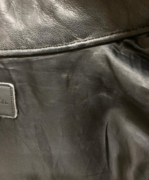 DANKE SCHON（ダンケ シェーン）DANKE SCHON (ダンケ シェーン) ゴートレザートラッカージャケット 784-4250004 ブラック サイズ:SIZE Mの古着・服飾アイテム