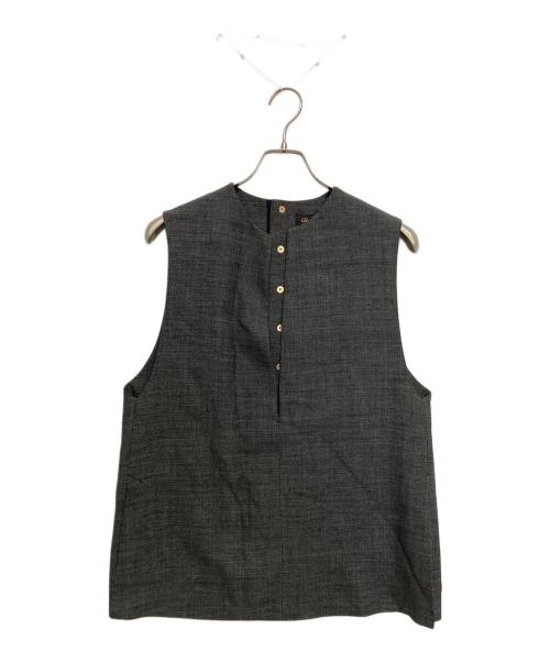 DRAWER（ドゥロワー）DRAWER (ドゥロワー) ウールスキッパーベスト　6521-299-0795 グレー サイズ:SIZE36の古着・服飾アイテム