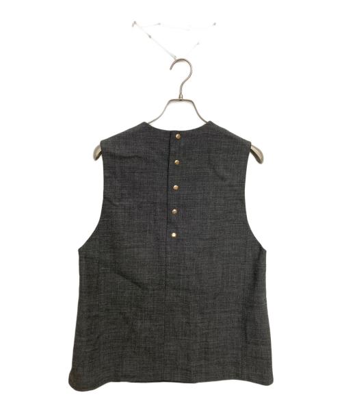 DRAWER（ドゥロワー）DRAWER (ドゥロワー) ウールスキッパーベスト　6521-299-0795 グレー サイズ:SIZE36の古着・服飾アイテム