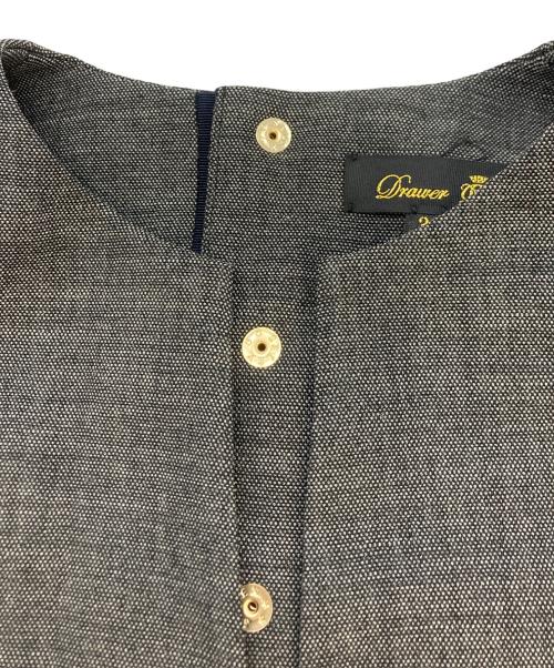 DRAWER（ドゥロワー）DRAWER (ドゥロワー) ウールスキッパーベスト　6521-299-0795 グレー サイズ:SIZE36の古着・服飾アイテム