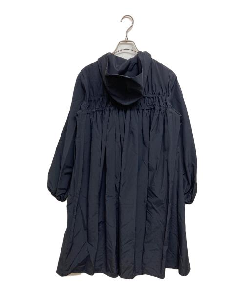 YORI（ヨリ）YORI (ヨリ) ビッグリボン撥水ロングパーカー ネイビー サイズ:SIZE  Free 未使用品の古着・服飾アイテム