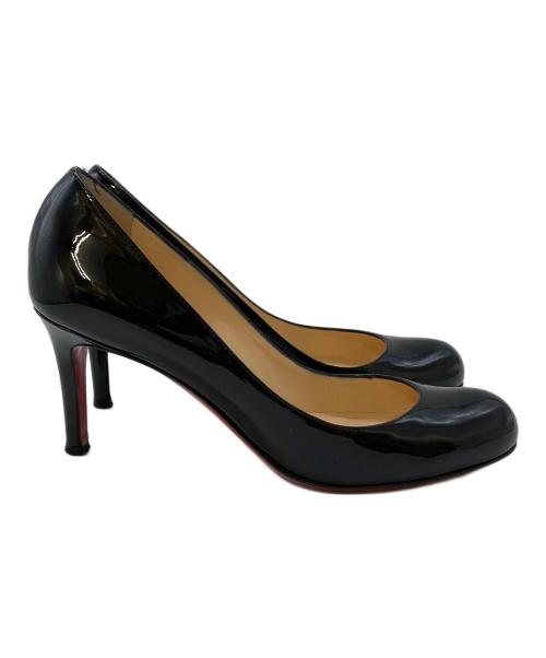 Christian Louboutin（クリスチャン・ルブタン）Christian Louboutin (クリスチャン・ルブタン) SIMPLE PUMP 70 PATENT CALF/パテントパンプス ブラック サイズ:SIZE 37の古着・服飾アイテム