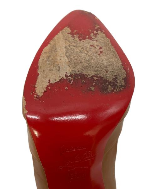 Christian Louboutin（クリスチャン・ルブタン）Christian Louboutin (クリスチャン・ルブタン) Insectika 100 Seta/レザーパンプス ブラウン サイズ:SIZE 38の古着・服飾アイテム