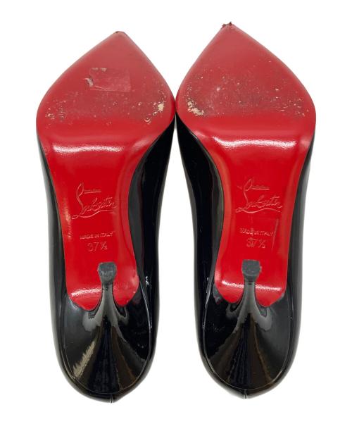 Christian Louboutin（クリスチャン・ルブタン）Christian Louboutin (クリスチャン・ルブタン) PIOU 85 PATENT CALF ブラック サイズ:SIZE 37 1/2の古着・服飾アイテム