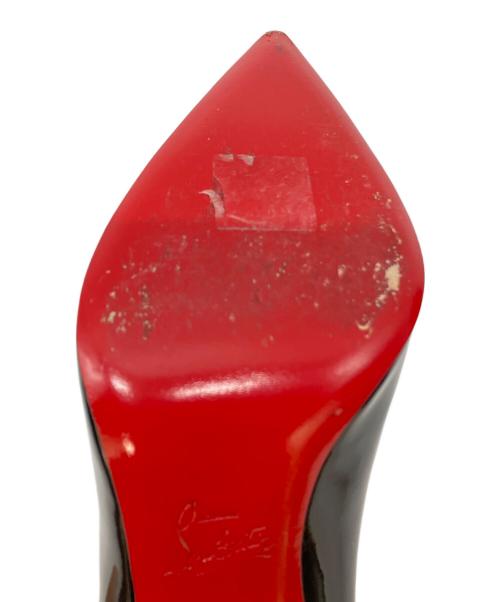 Christian Louboutin（クリスチャン・ルブタン）Christian Louboutin (クリスチャン・ルブタン) PIOU 85 PATENT CALF ブラック サイズ:SIZE 37 1/2の古着・服飾アイテム