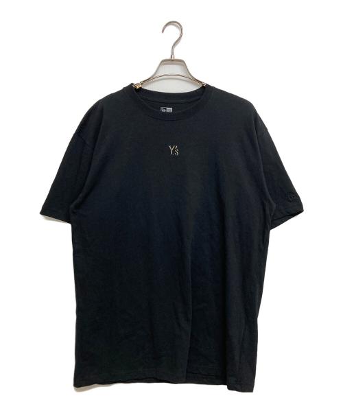 Y's（ワイズ）Y's (ワイズ) New Era (ニューエラ) 刺繍Ｔシャツ ブラック サイズ:SIZE XXLの古着・服飾アイテム