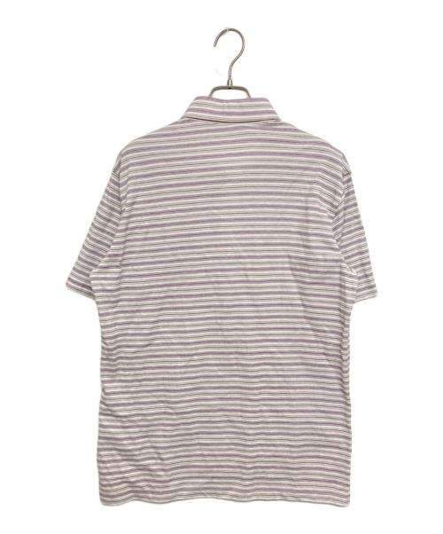 BURBERRY LONDON（バーバリーロンドン）BURBERRY LONDON (バーバリーロンドン) BDロゴポロシャツ BBV73-437-02 パープル サイズ:SIZE Lの古着・服飾アイテム