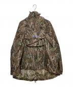 ATMOSアトモス）の古着「Front Pocket Ripstop Anorak Hoodie /フロント ポケット リップストップ アノラック パーカー」｜カーキ