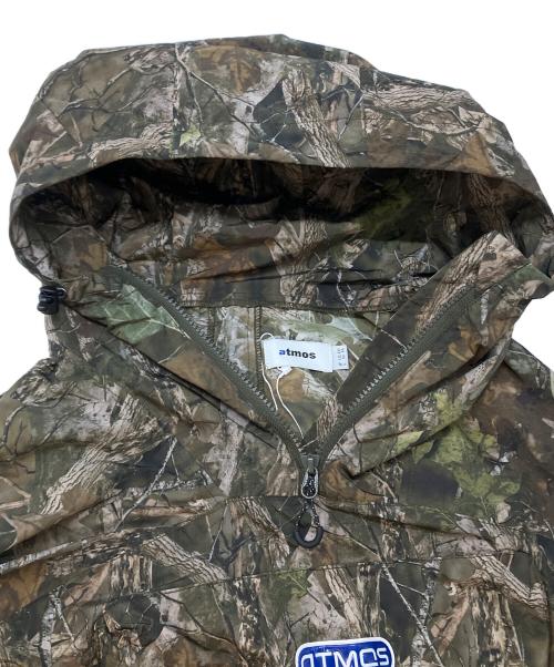 ATMOS（アトモス）ATMOS (アトモス) Front Pocket Ripstop Anorak Hoodie /フロント ポケット リップストップ アノラック パーカー カーキ サイズ:SIZE　L 未使用品の古着・服飾アイテム