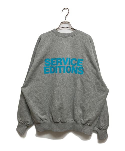 FreshService（フレッシュサービス）FreshService (フレッシュサービス) FRIEND EDITIONS FRIEND EDITIONS LIGHT OZ CREW NECK SWEATER グレー サイズ:SIZE L 未使用品の古着・服飾アイテム