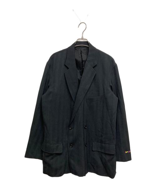 is-ness（イズネス）is-ness (イズネス) Graphpaper (グラフペーパー) Vintage Wool Double Jacket / ヴィンテージウールダブルジャケット ブラック サイズ:SIZE2の古着・服飾アイテム