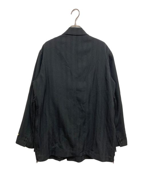 is-ness（イズネス）is-ness (イズネス) Graphpaper (グラフペーパー) Vintage Wool Double Jacket / ヴィンテージウールダブルジャケット ブラック サイズ:SIZE2の古着・服飾アイテム