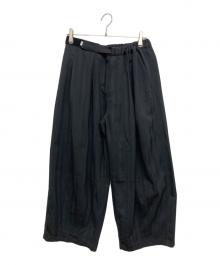 is-ness×Graphpaper（イズネス×グラフペーパー）の古着「Vintage Wool Balloon Chef pants/ヴィンテージウールバルーンシェフパンツ　GM244-40020」｜グレー