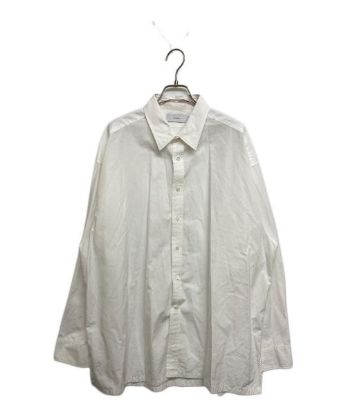 Graphpaper（グラフペーパー）Graphpaper (グラフペーパー) High Count Broad Regular Collar Shirt/ハイカウントブロードレギュラーカラーシャツ ホワイト サイズ:SIZE  Freeの古着・服飾アイテム