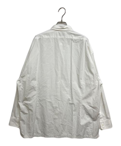 Graphpaper（グラフペーパー）Graphpaper (グラフペーパー) High Count Broad Regular Collar Shirt/ハイカウントブロードレギュラーカラーシャツ ホワイト サイズ:SIZE  Freeの古着・服飾アイテム