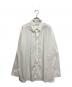 Graphpaper（グラフペーパー）の古着「High Count Broad Regular Collar Shirt/ハイカウントブロードレギュラーカラーシャツ」｜ホワイト