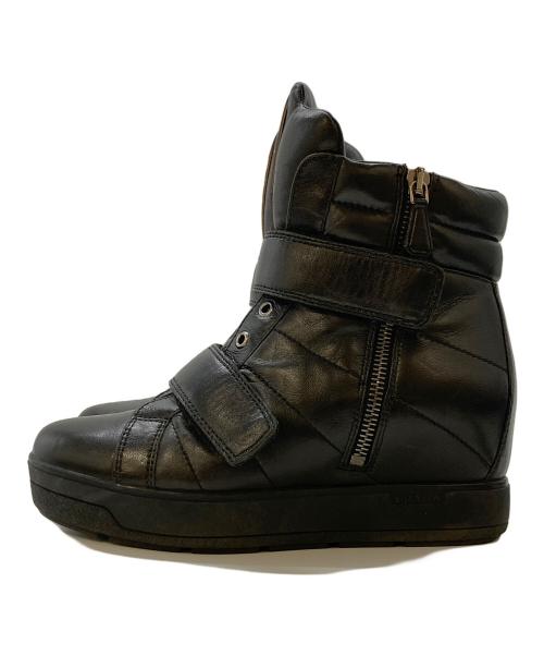 PRADA SPORTS（プラダスポーツ）PRADA SPORTS (プラダスポーツ) ハイカットベルクロスニーカー ブラック サイズ:SIZE 35 2/1の古着・服飾アイテム