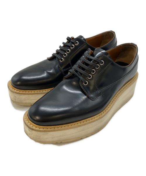 PRADA（プラダ）PRADA (プラダ) シャークソールシューズ ブラック サイズ:SIZE 35 1/2の古着・服飾アイテム