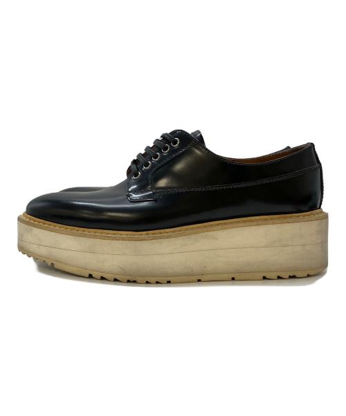 PRADA（プラダ）PRADA (プラダ) シャークソールシューズ ブラック サイズ:SIZE 35 1/2の古着・服飾アイテム
