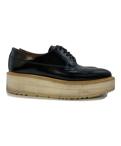 PRADA（プラダ）PRADA (プラダ) シャークソールシューズ ブラック サイズ:SIZE 35 1/2の古着・服飾アイテム